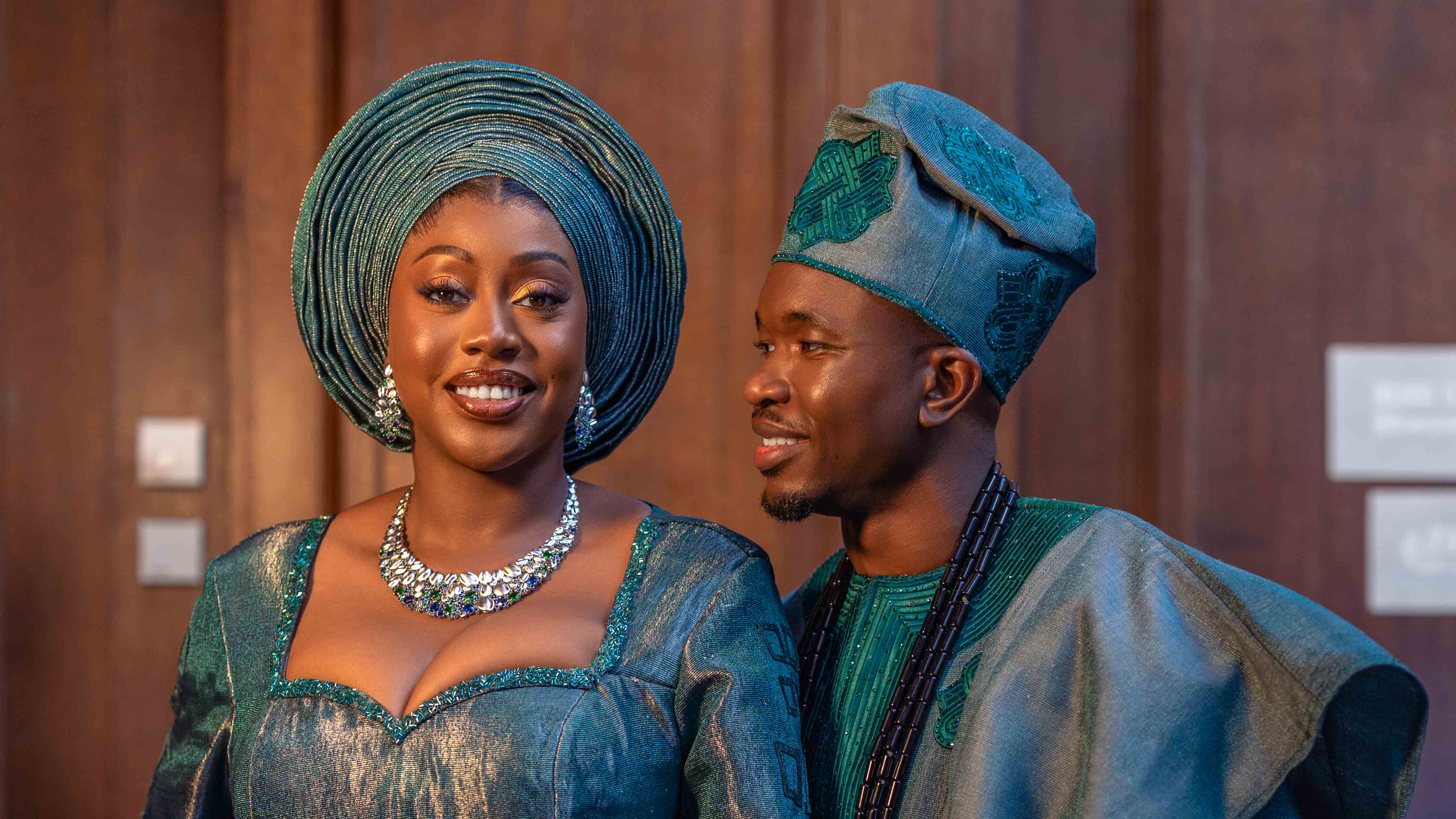 Beautiful wedding ceremony moment