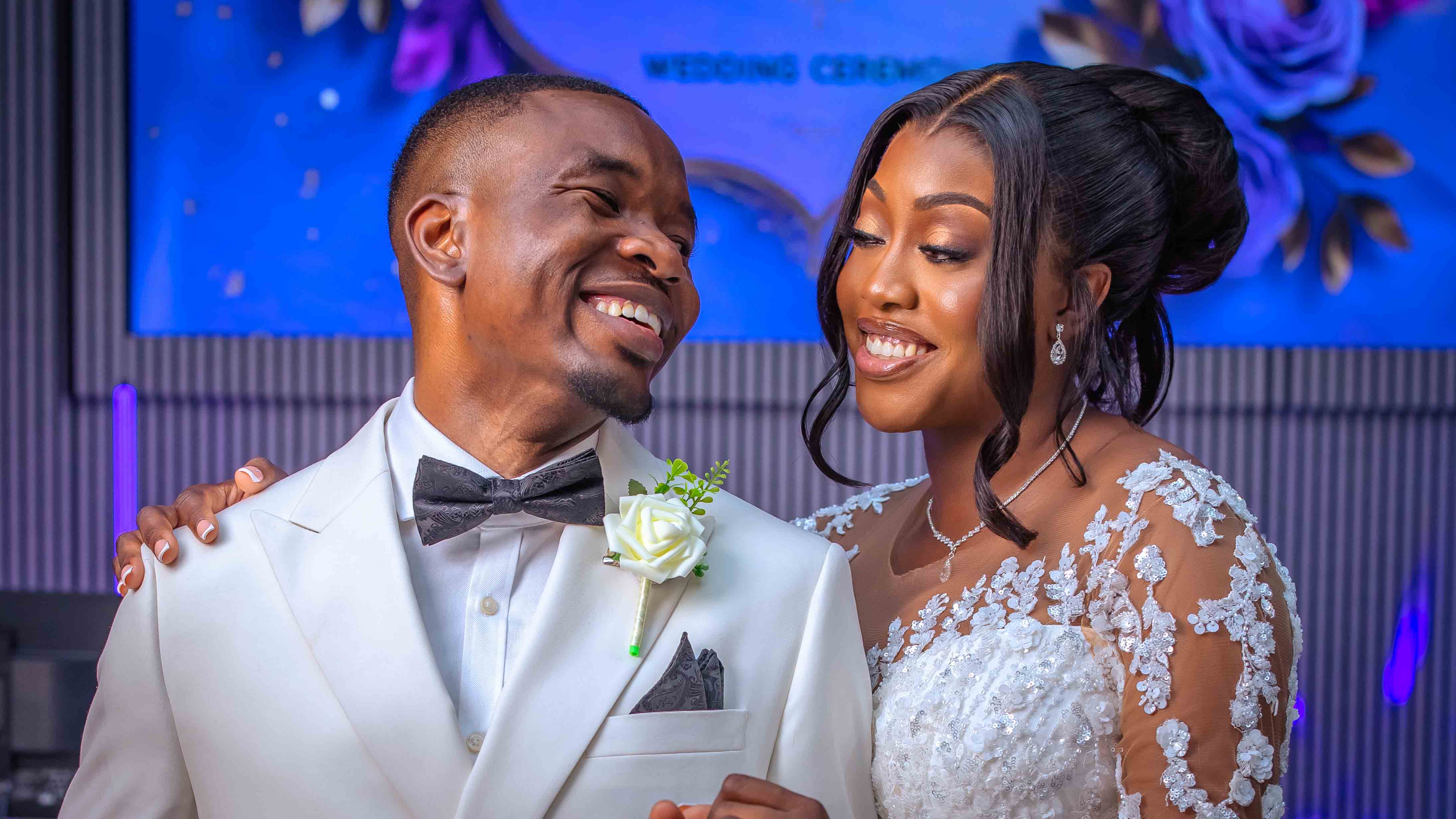 Wedding reception moments