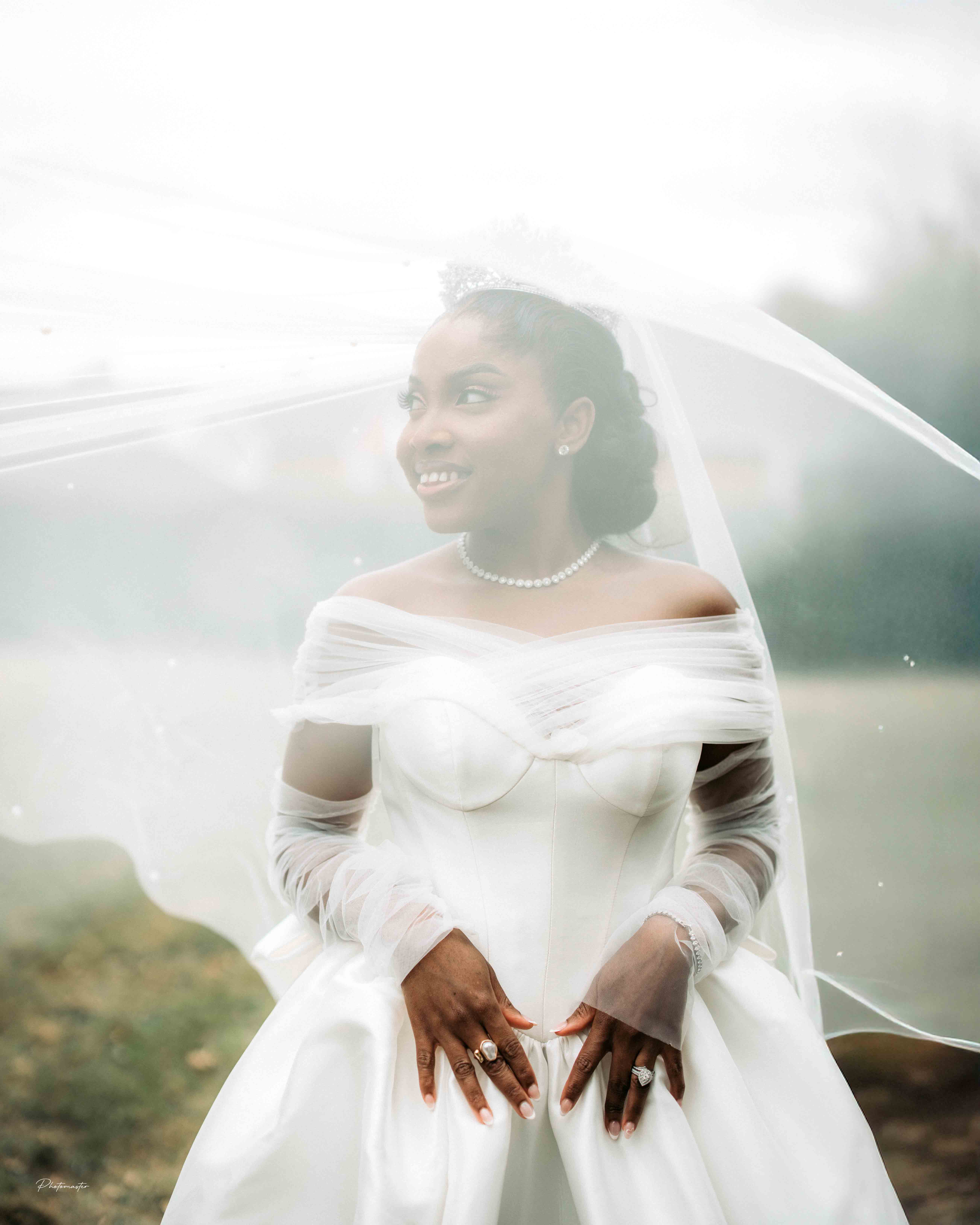 Wedding artistic composition
